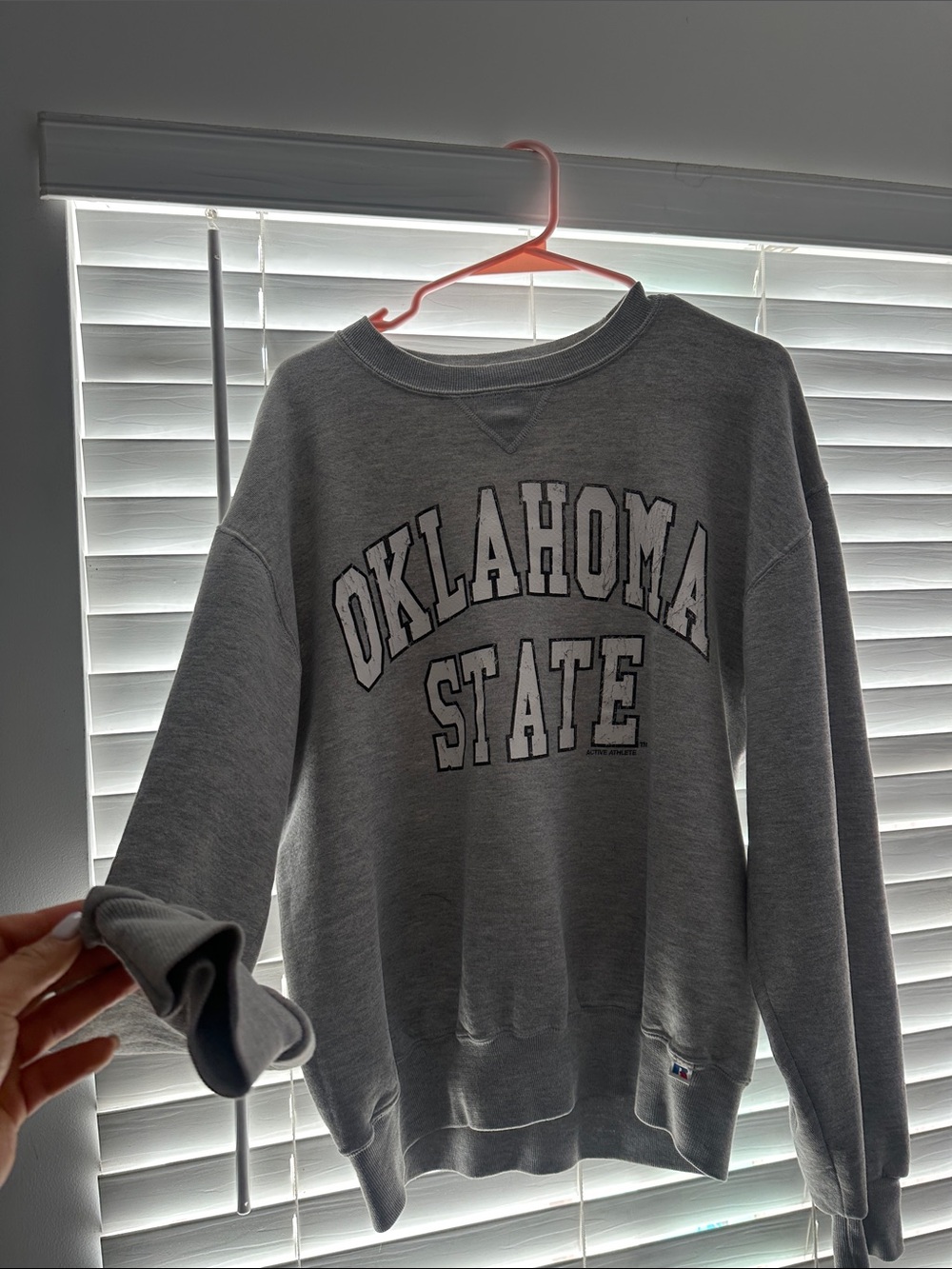 Oklahoma State Gray Crewneck Sweatshirt - Classic Collegiate Top